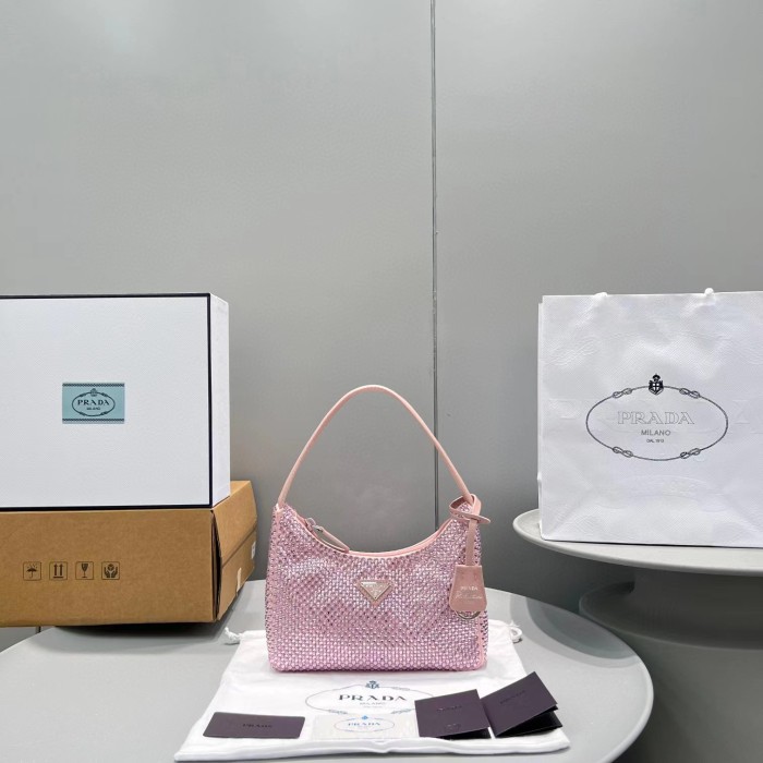 Prada Water Full Drill Hand-Held Armpit Bag Bags #nigo56183