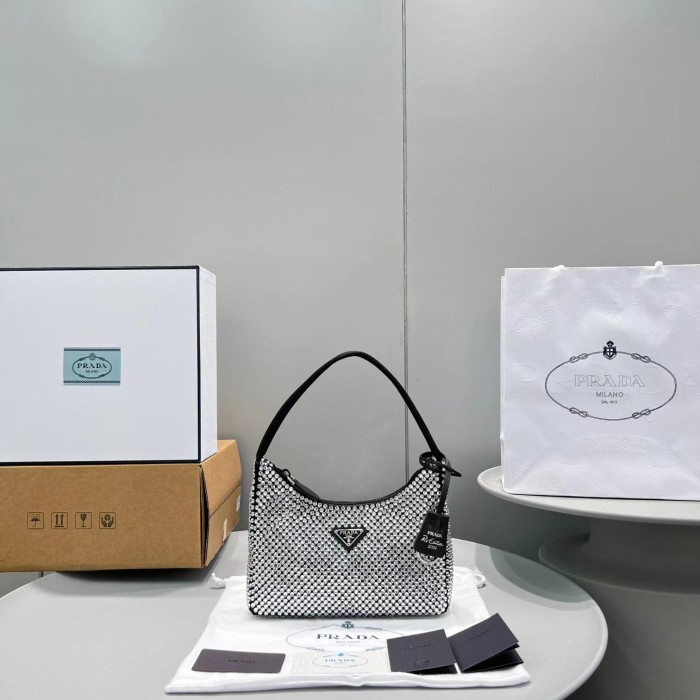 Prada Water Full Drill Hand-Held Armpit Bag Bags #nigo56183