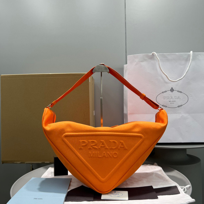 Prada Canvas Triangle Chest Bag Shoulder Bags #nigo53713