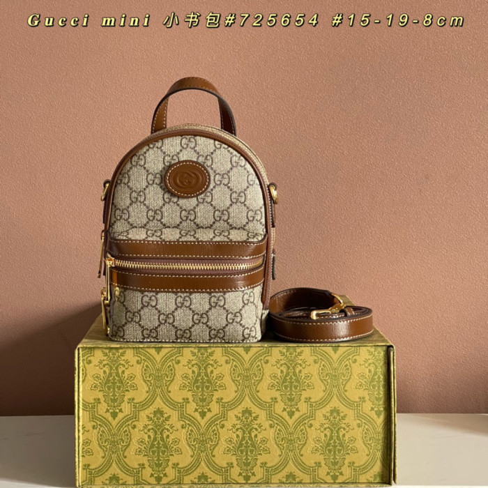 Gucci Multi-Function With Interlocking Women's Canvas Crossbody School Bag #nigo96257