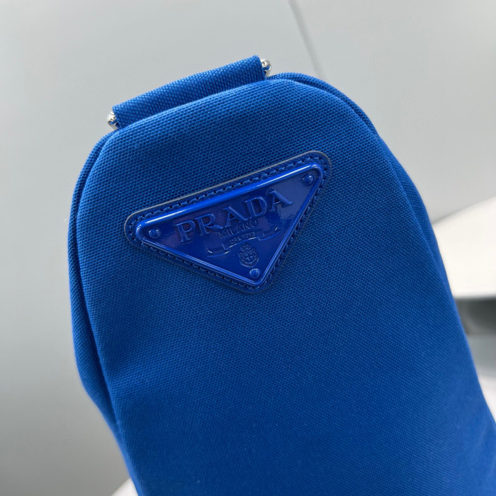 Prada Canvas Triangle Chest Bag Shoulder Bags #nigo53713