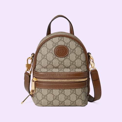 Gucci Multi-Function With Interlocking Women's Canvas Crossbody School Bag #nigo96257