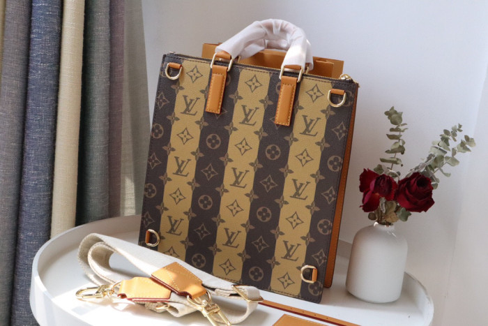 Louis Vuitton Leather Square Tote Bag Bags #nigo53149