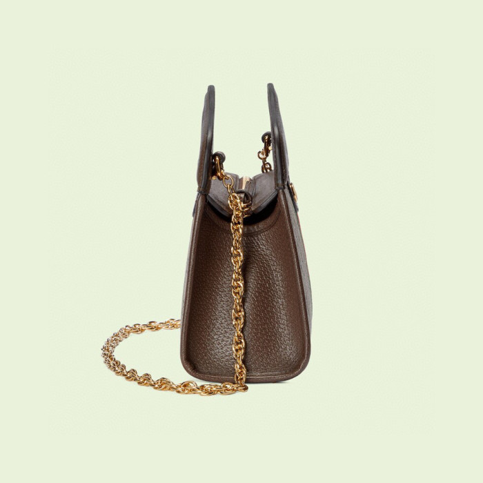GUCCI Presbyopic Chain Leather Shoulder Bag Bags #nigo53695