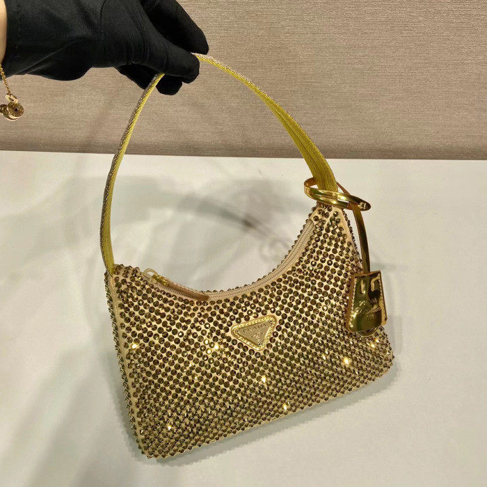 Prada Water Full Drill Hand-Held Armpit Bag Bags #nigo56183