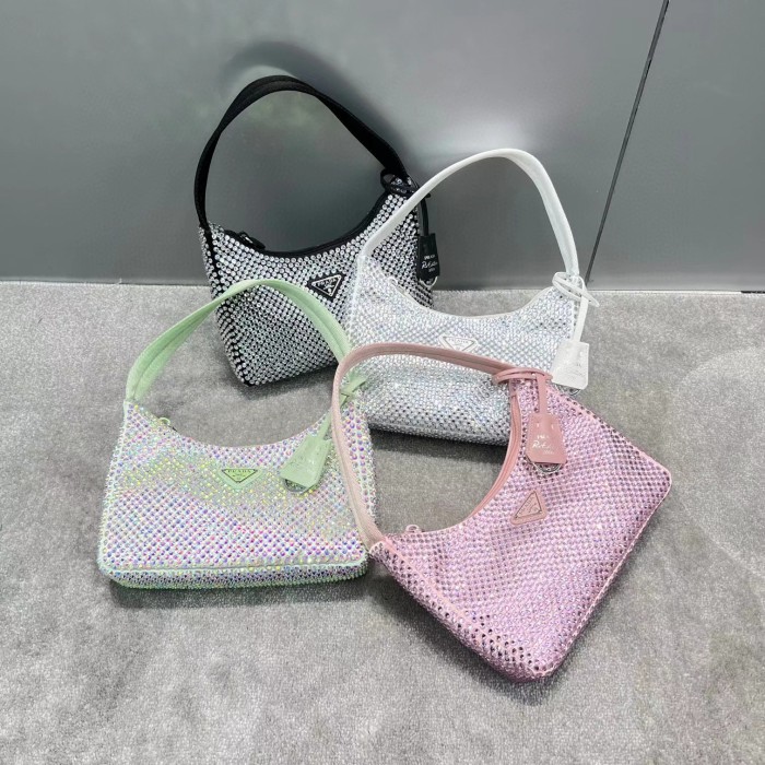 Prada Water Full Drill Hand-Held Armpit Bag Bags #nigo56183