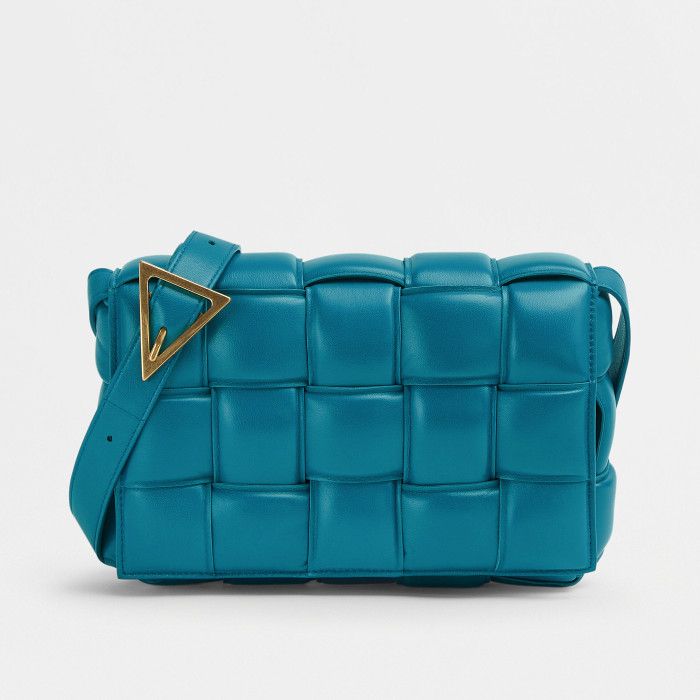 Bottega Veneta Mens Womens Leather Shoulder Bags Braided Square Bread Bag #nigo51564