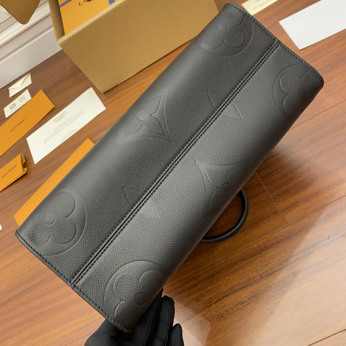 Louis Vuitton One Shoulder Leather Tote Bag #nigo52323