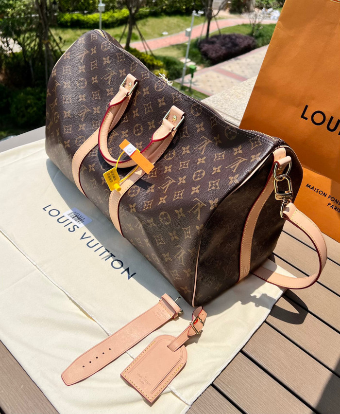 Louis Vuitton Kippel Bandulier 45 Leather Portable Travel Bag Bags #nigo5914