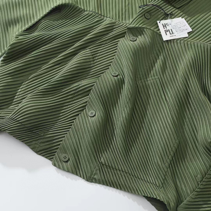 Issey Miyake Ruffled Shirtwaist Coat Ngvp #nigo6389