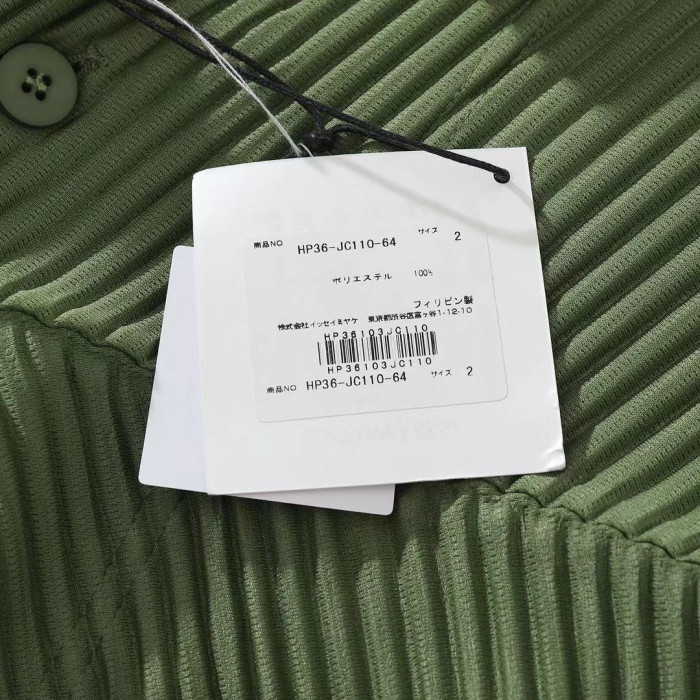 Issey Miyake Ruffled Shirtwaist Coat Ngvp #nigo6389