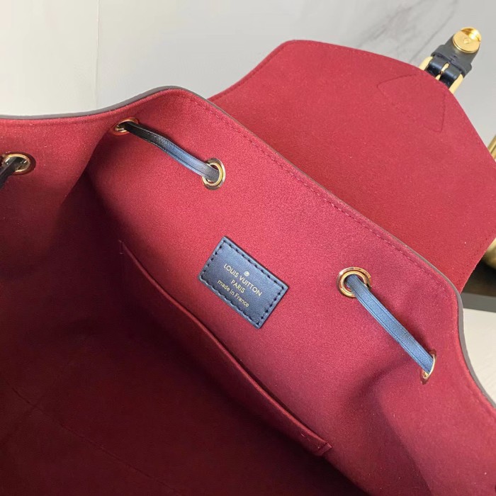 Louis Vuitton Embossed Leather Backpack Bag Bags #nigo54538