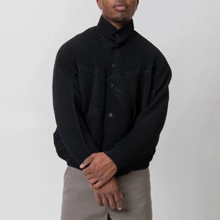 Issey Miyake Ruffled Shirtwaist Coat Ngvp #nigo6389