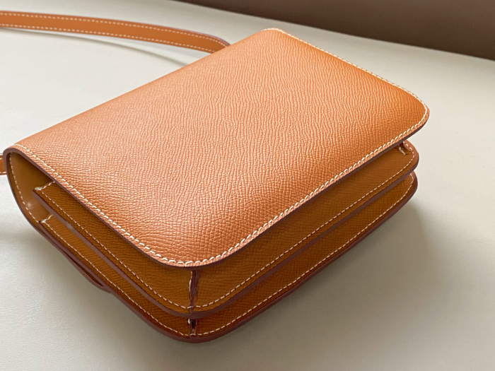 Hermes Gold Buckle Tote Leather Bag Shoulder Bag #nigo54341