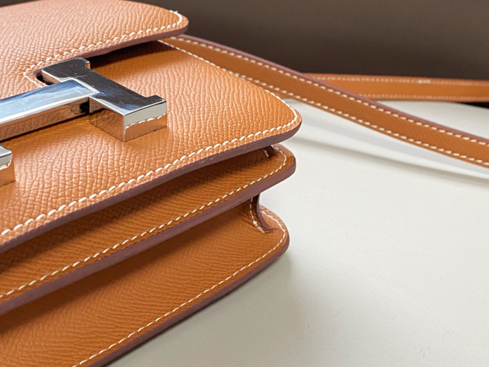 Hermes Gold Buckle Tote Leather Bag Shoulder Bag #nigo54341