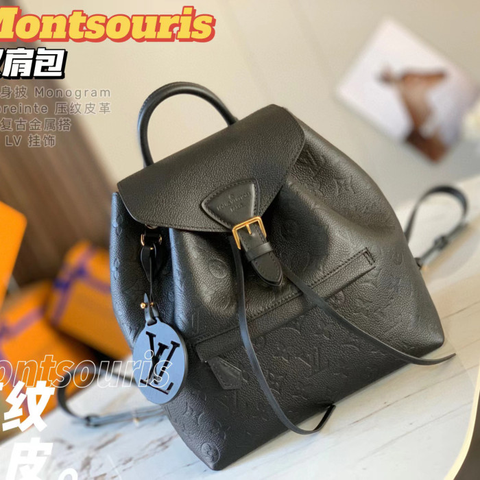 Louis Vuitton Embossed Leather Backpack Bag Bags #nigo54538