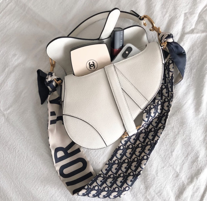 Dior Saddle Bags Oblique Shoulder Messenger Leather Bag #nigo59296
