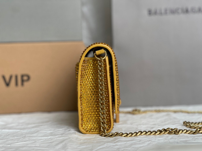 Balenciaga Hourglass Handheld Bright Diamond Fashion Bag #nigo21711