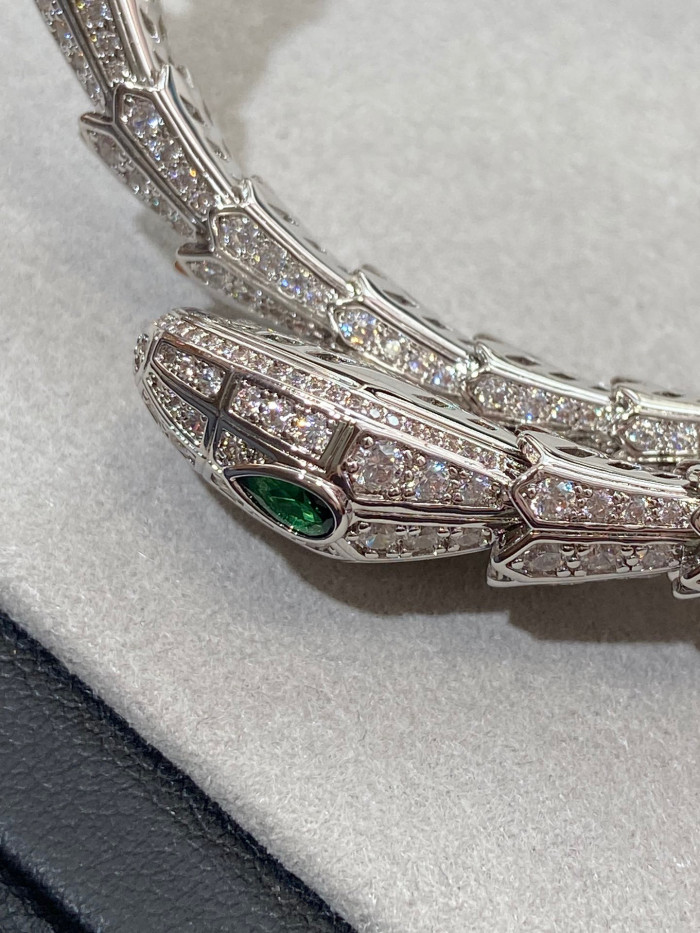 Bvlgari Serpenti Snake Bracelet With Diamonds #nigo96267