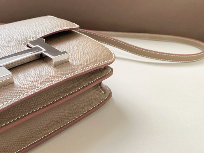 Hermes Gold Buckle Tote Leather Bag Shoulder Bag #nigo54341
