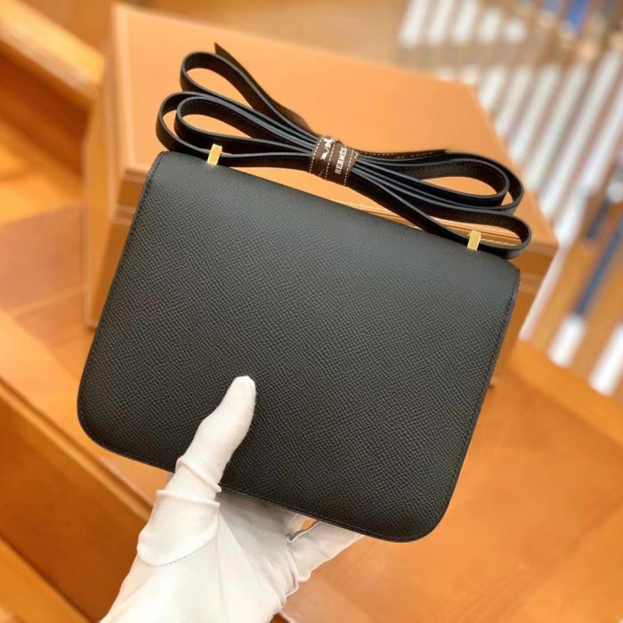 Hermes Gold Buckle Tote Leather Bag Shoulder Bag #nigo54341
