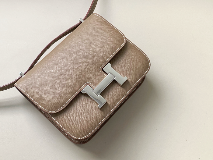 Hermes Gold Buckle Tote Leather Bag Shoulder Bag #nigo54341