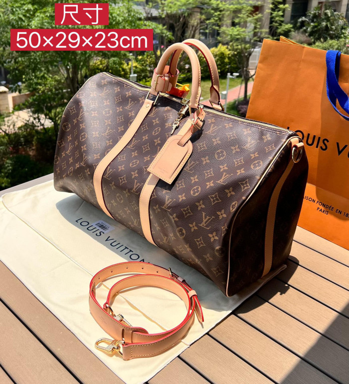Louis Vuitton Kippel Bandulier 45 Leather Portable Travel Bag Bags #nigo5914