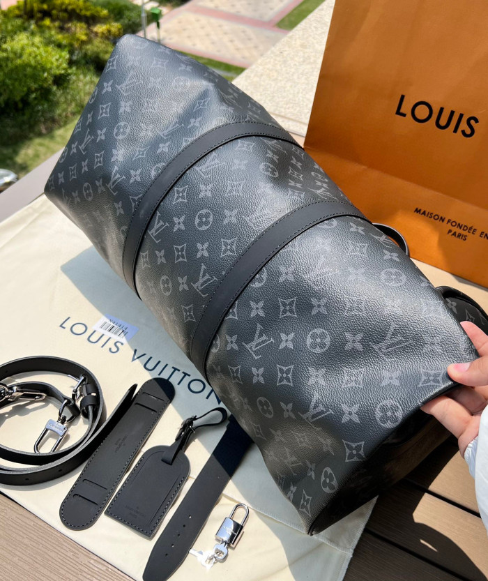 Louis Vuitton Kippel Bandulier 45 Leather Portable Travel Bag Bags #nigo5914