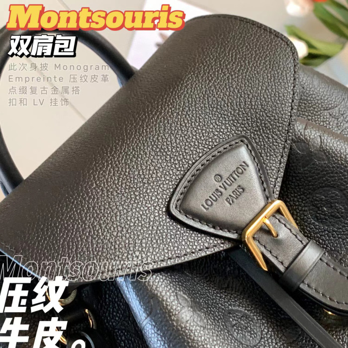Louis Vuitton Embossed Leather Backpack Bag Bags #nigo54538