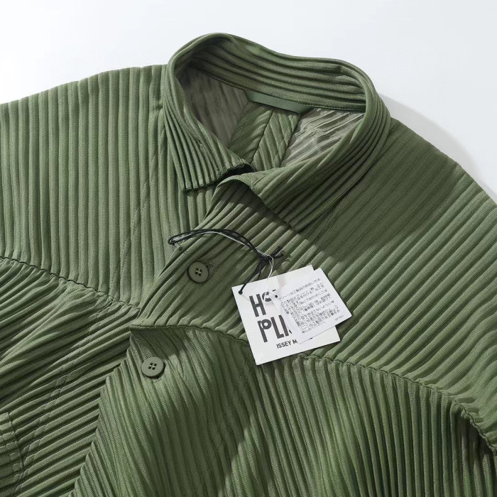 Issey Miyake Ruffled Shirtwaist Coat Ngvp #nigo6389