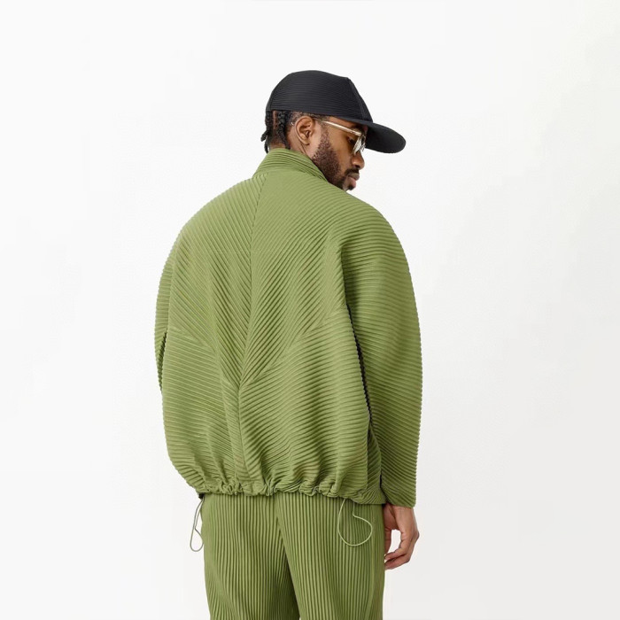 Issey Miyake Ruffled Shirtwaist Coat Ngvp #nigo6389