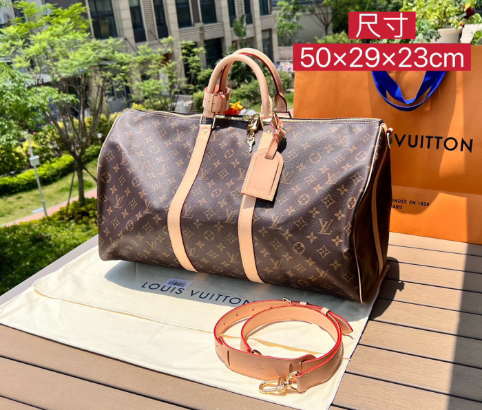 Louis Vuitton Kippel Bandulier 45 Leather Portable Travel Bag Bags #nigo5914