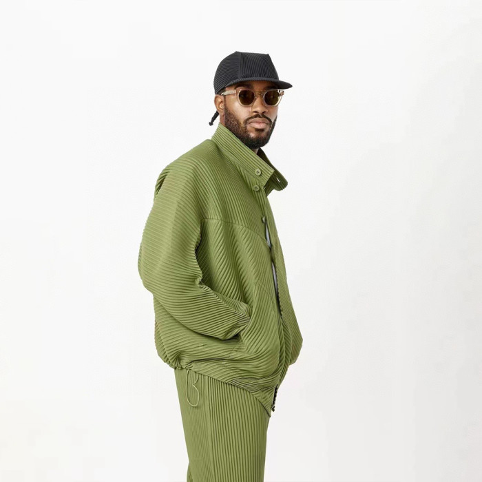 Issey Miyake Ruffled Shirtwaist Coat Ngvp #nigo6389