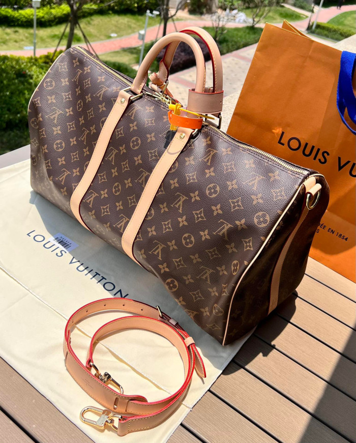 Louis Vuitton Kippel Bandulier 45 Leather Portable Travel Bag Bags #nigo5914