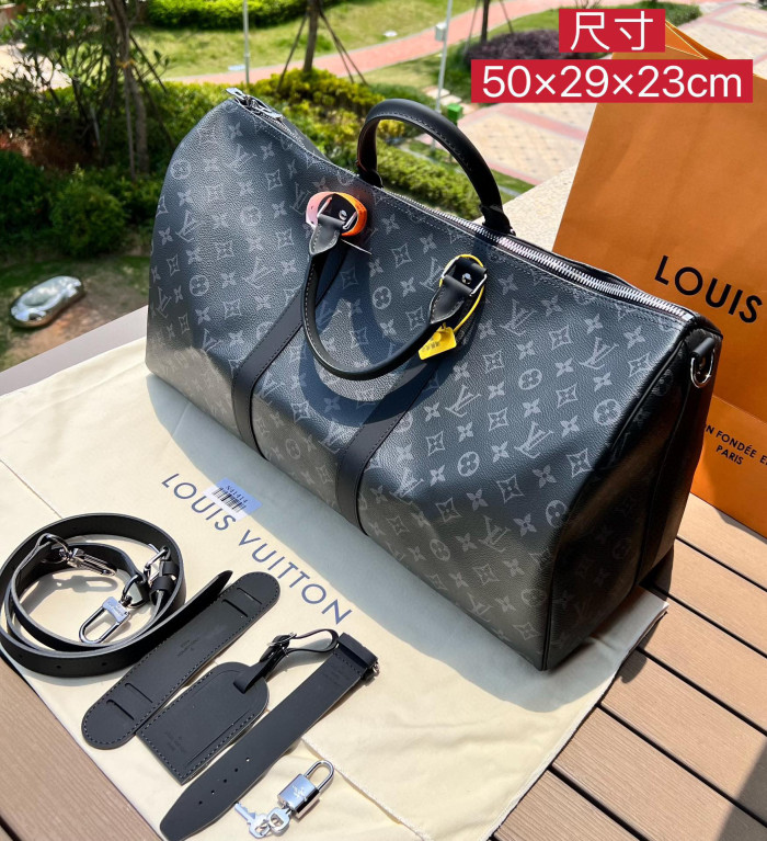 Louis Vuitton Kippel Bandulier 45 Leather Portable Travel Bag Bags #nigo5914
