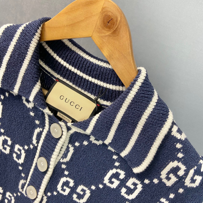 Gucci Knitted Printed Short Sleeved Dress #nigo21712