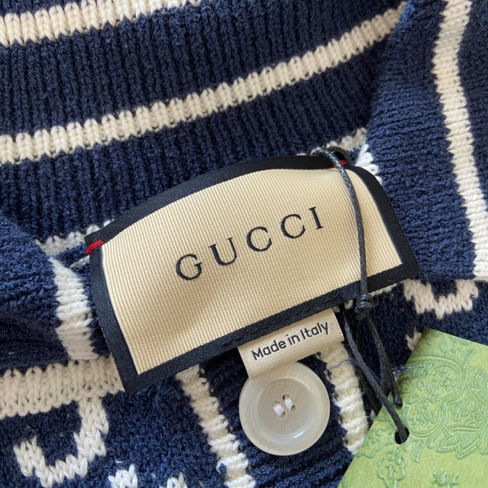 Gucci Knitted Printed Short Sleeved Dress #nigo21712