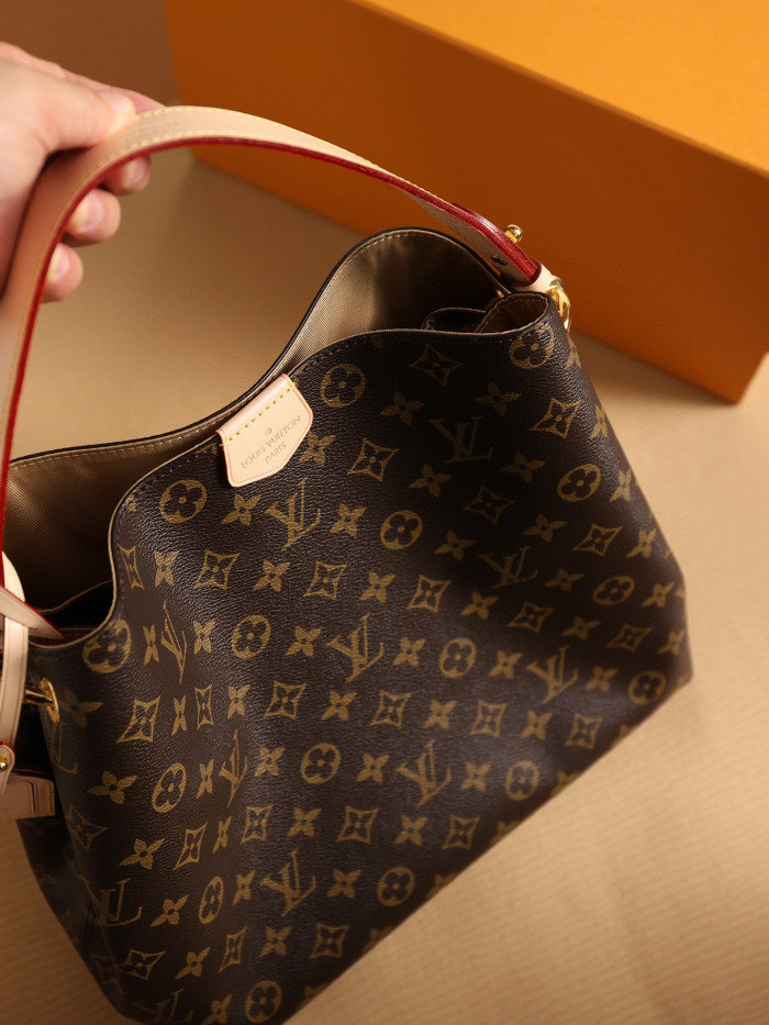 Louis Vuitton Canvas Handbag Leather Shoulder Bag Bags #nigo59252
