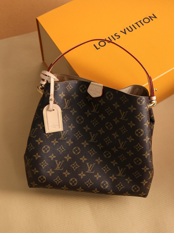 Louis Vuitton Canvas Handbag Leather Shoulder Bag Bags #nigo59252