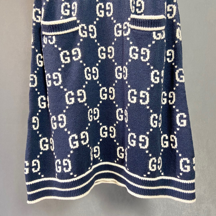 Gucci Knitted Printed Short Sleeved Dress #nigo21712