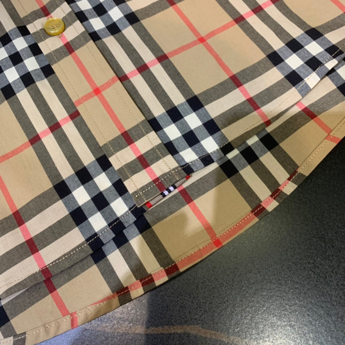 Burberry NIGO Check Button Long-Sleeved Shirt #nigo5862