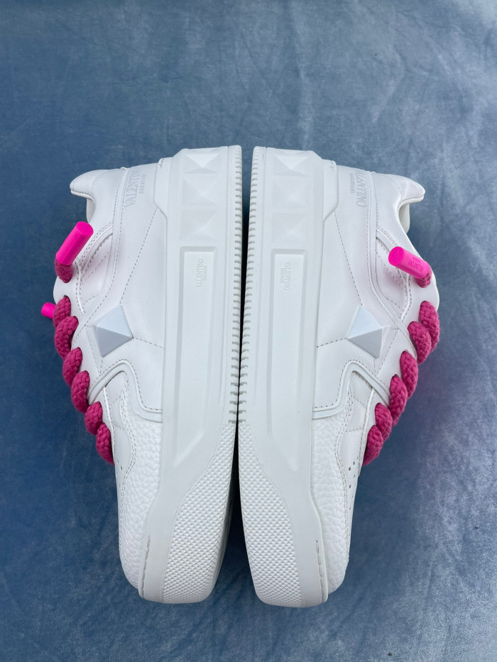 Valentino One Stud Xl Nappa Leather Low Top Sneaker Studded Athleisure Shoes #nigo96282