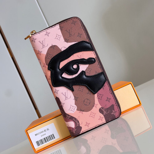 Louis Vuitton Zippy Vertical Wallet Long Leather Clutch Bag #nigo96286