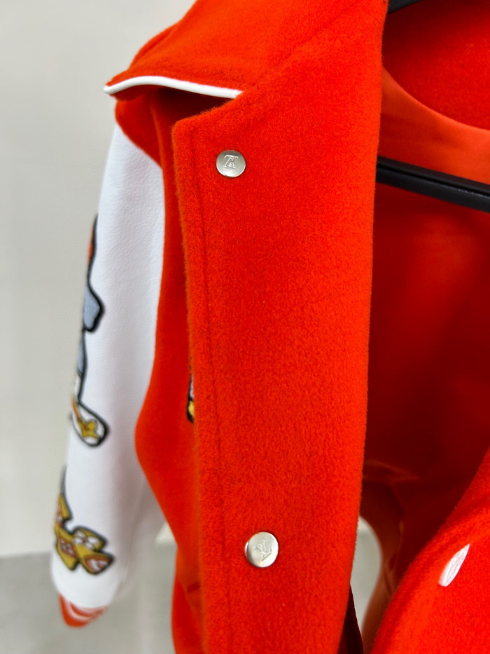 Louis Vuitton Mini Varsity Blouson Colour Blocked Baseball Jacket #nigo96269