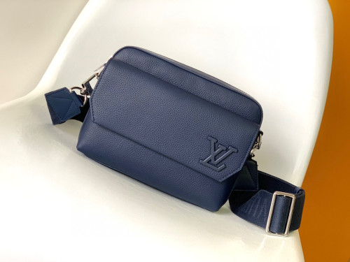 Louis Vuitton Fastline Leather Wide Shoulder Strap Crossbody Messenger Bag #nigo21723