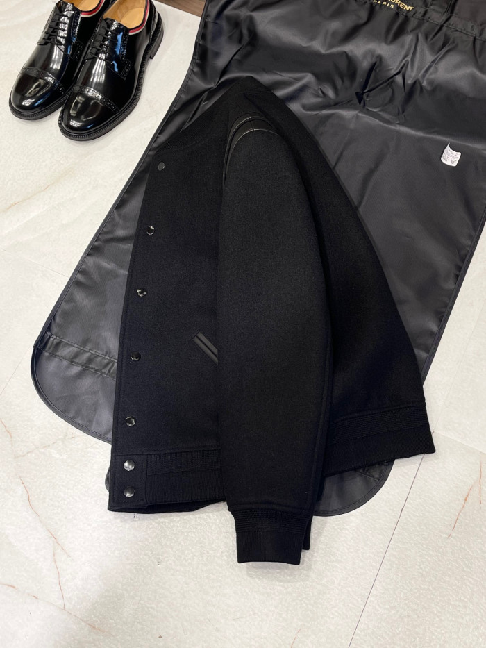 Saint Laurent Teddy Jacket In Wool Ngvp #nigo691