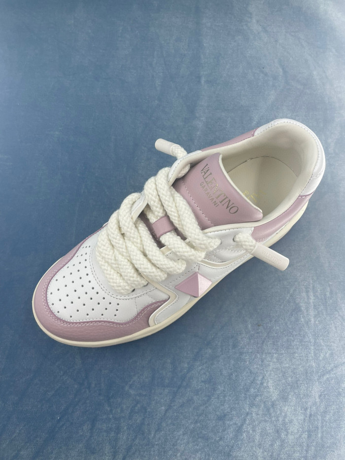 Valentino One Stud Xl Nappa Leather Low Top Sneaker Studded Athleisure Shoes #nigo96282