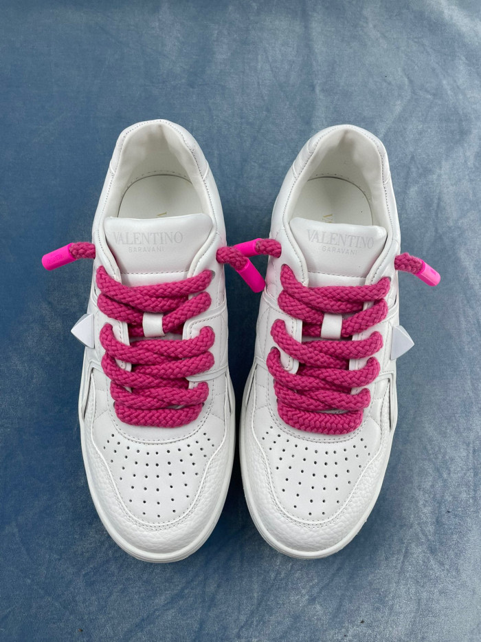 Valentino One Stud Xl Nappa Leather Low Top Sneaker Studded Athleisure Shoes #nigo96282