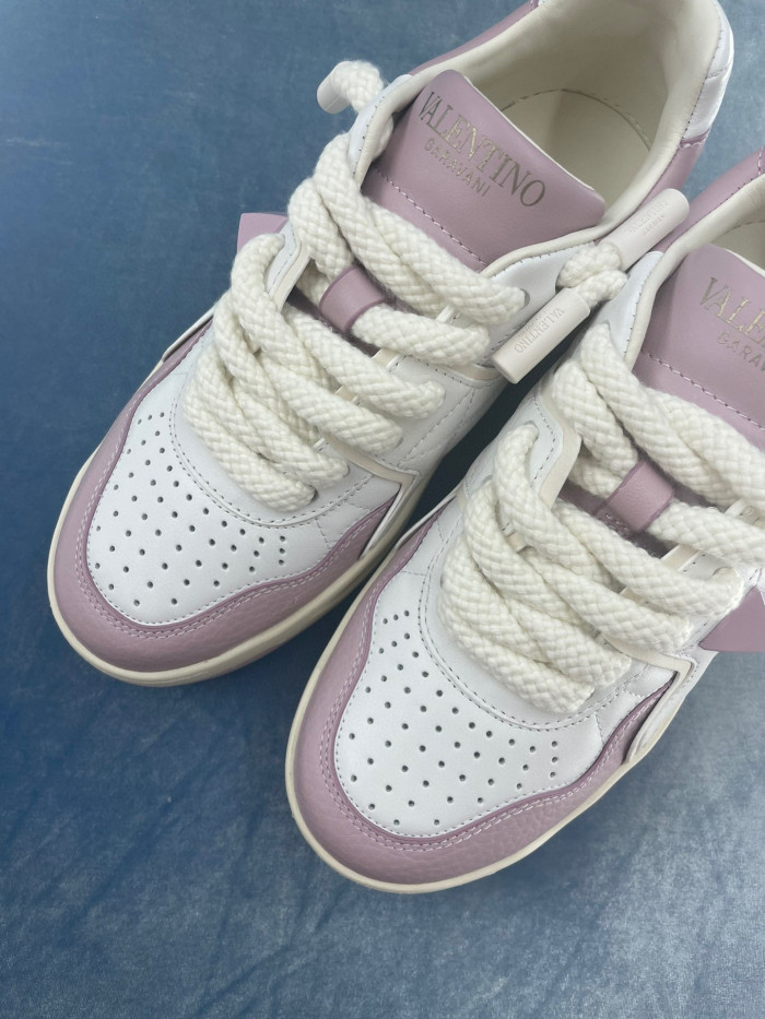 Valentino One Stud Xl Nappa Leather Low Top Sneaker Studded Athleisure Shoes #nigo96282