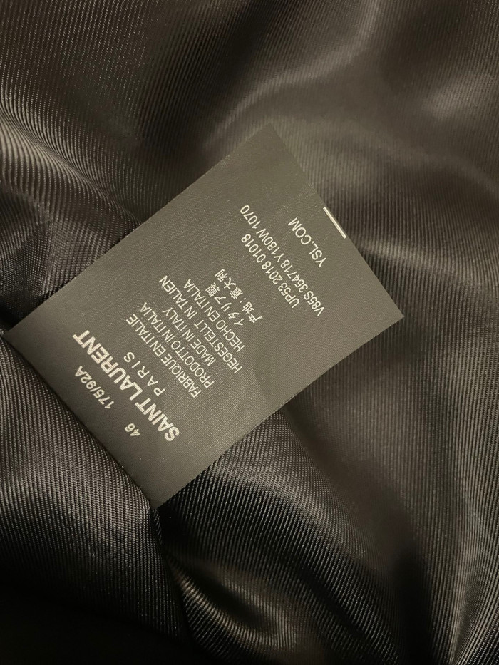 Saint Laurent Teddy Jacket In Wool Ngvp #nigo691